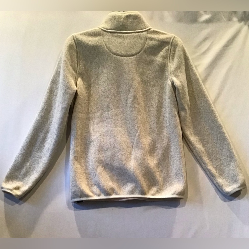 1T 214 LL. Bean Men's Light Gray Zip Up Sweater - Picture 4 of 4